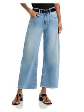 259$ PAIGE Arellia Wide Leg  Ankle Jeans High Rise Women's Size 30 Blue